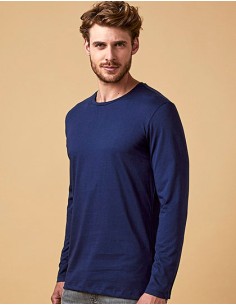 X-1465-Mens Roundneck T-Shirt Long Sleeve 2